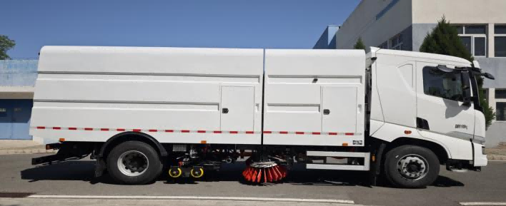 18‑Ton Class All‑Electric Sweeper‑Scrubber Truck